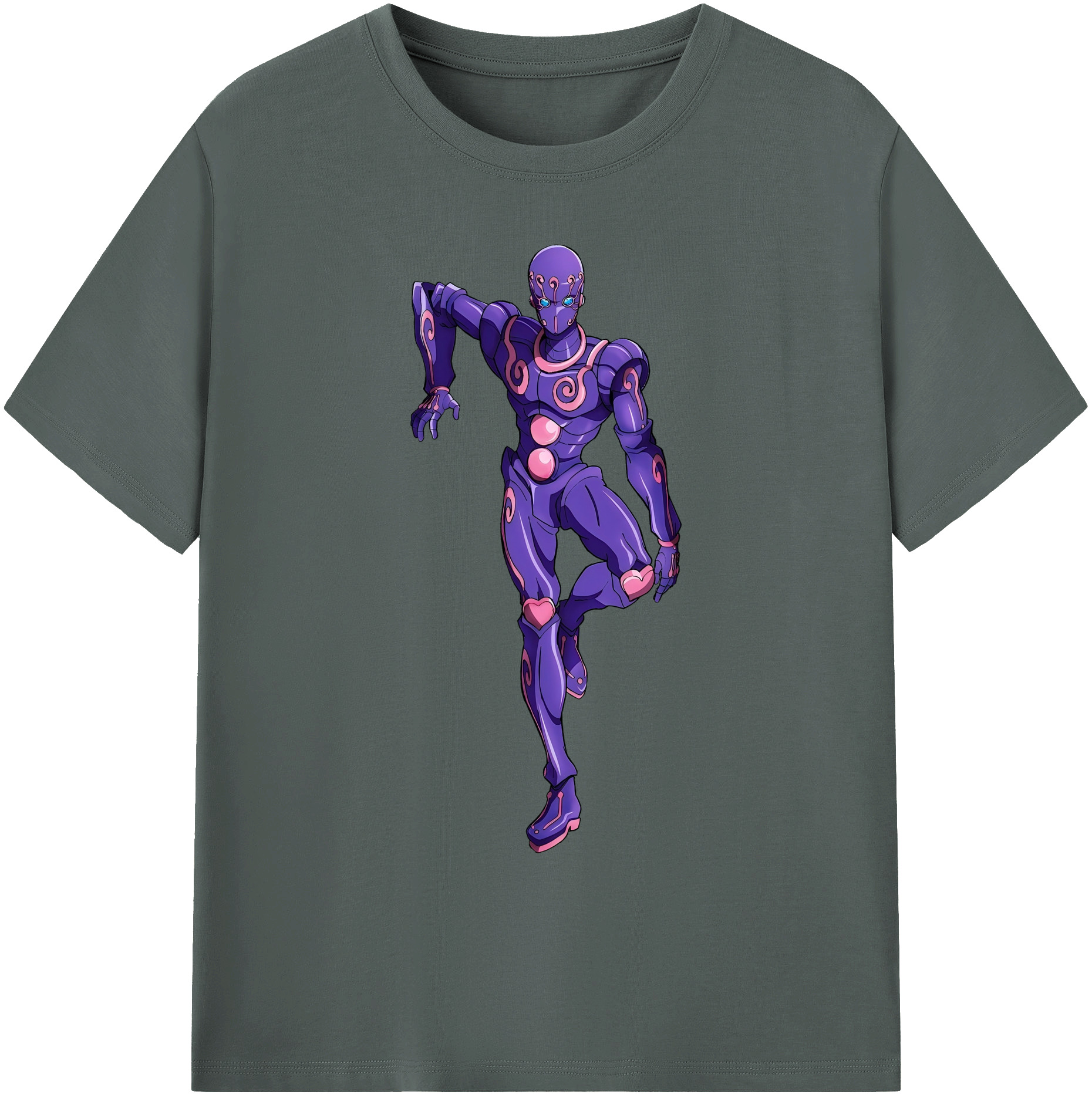 （画像用） ジョジョの奇妙な冒険 JoJo's Bizarre Adventure 綿100％ メンズ半袖Tシャツ｜肌触りやわらか＆通気性
